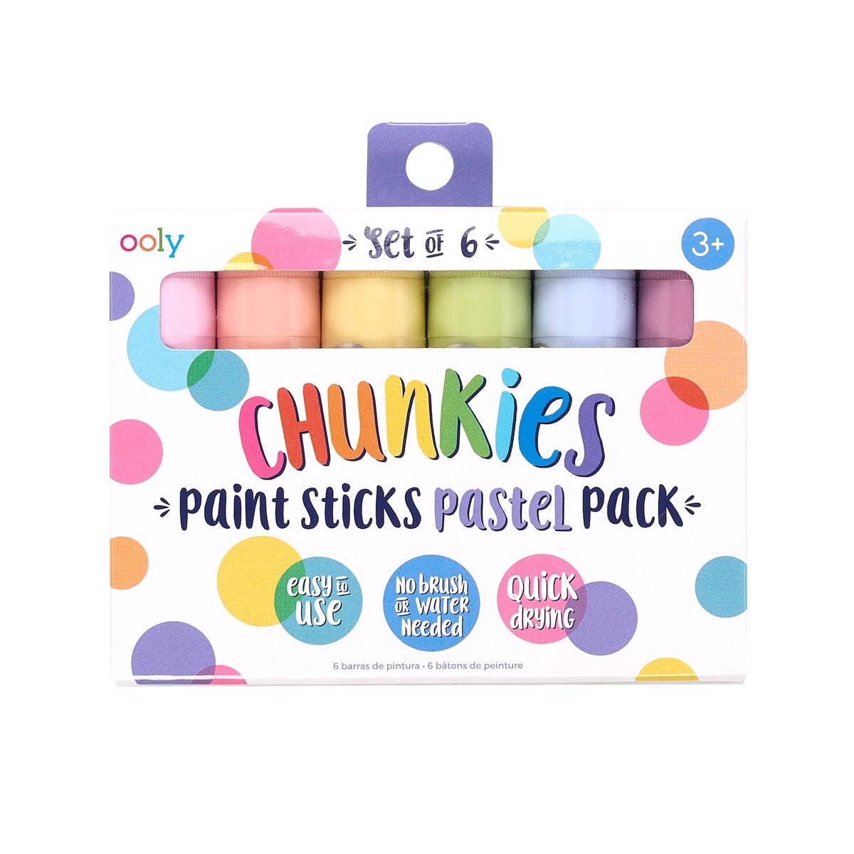 Chunkies Pastel Paint Sticks - Set of 6