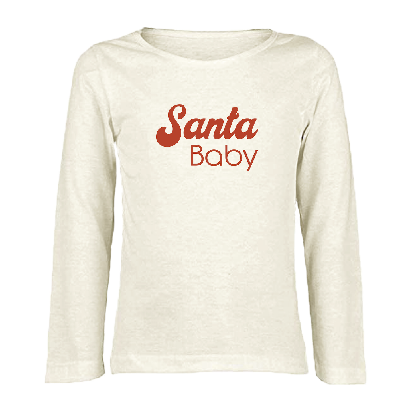 Santa Baby Organic Long Sleeve Tee