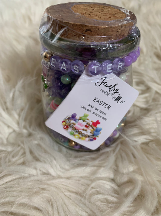 Make Your Own Jewelry Easter DIY Bead Jar