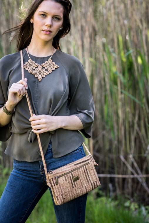 Cork Crossbody - Iris