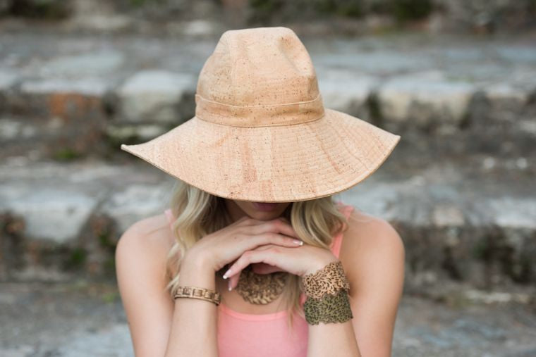Cork Reversible Bracelet - Sage