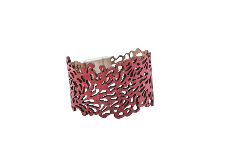 Cork Reversible Bracelet - Sage