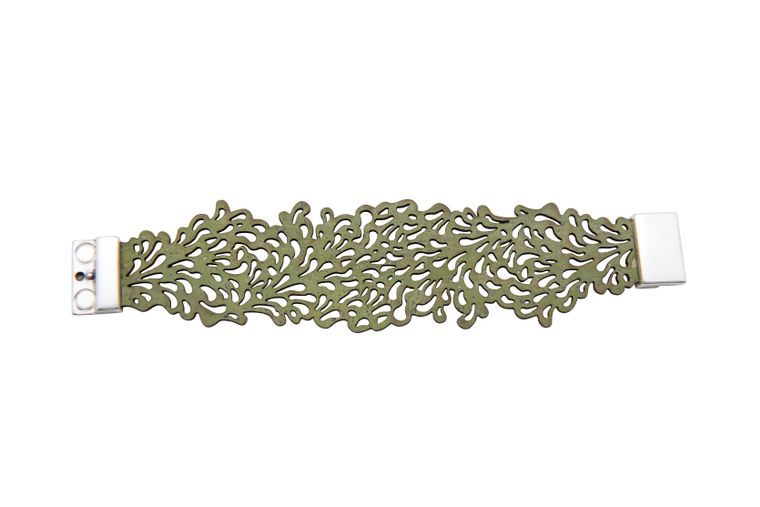 Cork Reversible Bracelet - Sage