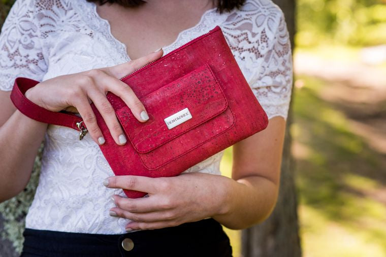 Cork Wristlet - Leia