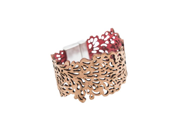 Cork Reversible Bracelet - Sage
