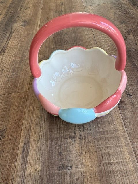 Blossoms and Blooms Easter Candy Dishes