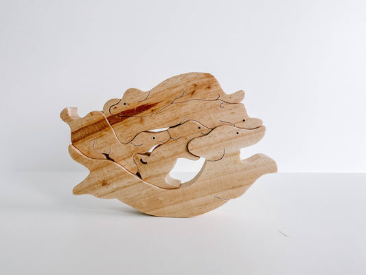 Dog Family Wooden Stacker and Balance Puzzle