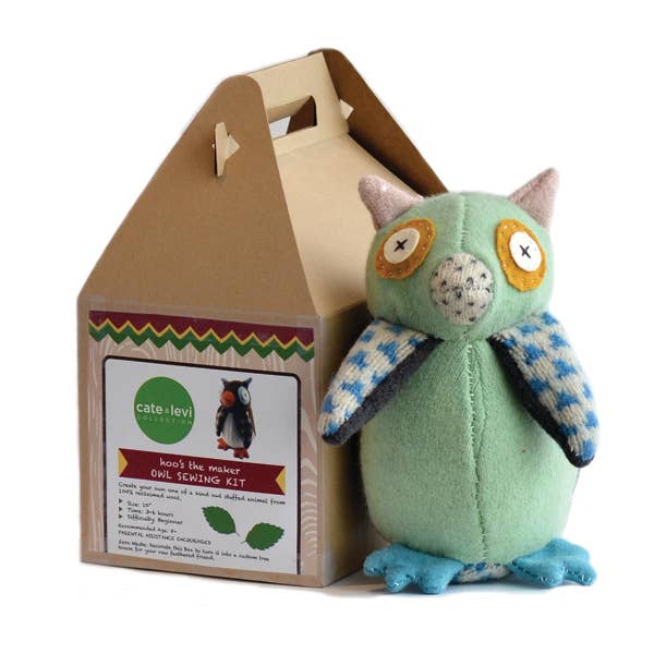 Hoo's The Maker Owl Stuffed Animal Kit