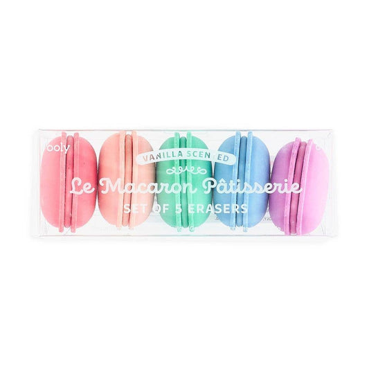 Le Macaron Patisserie Scented Erasers - Set of 5