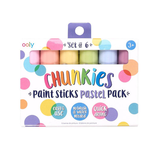 Chunkies Pastel Paint Sticks - Set of 6