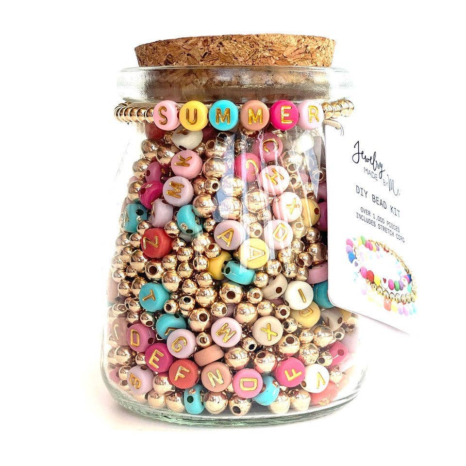 Make Your Own Jewelry Summer DIY Bead Jar