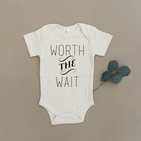 Worth The Wait Organic Onesie
