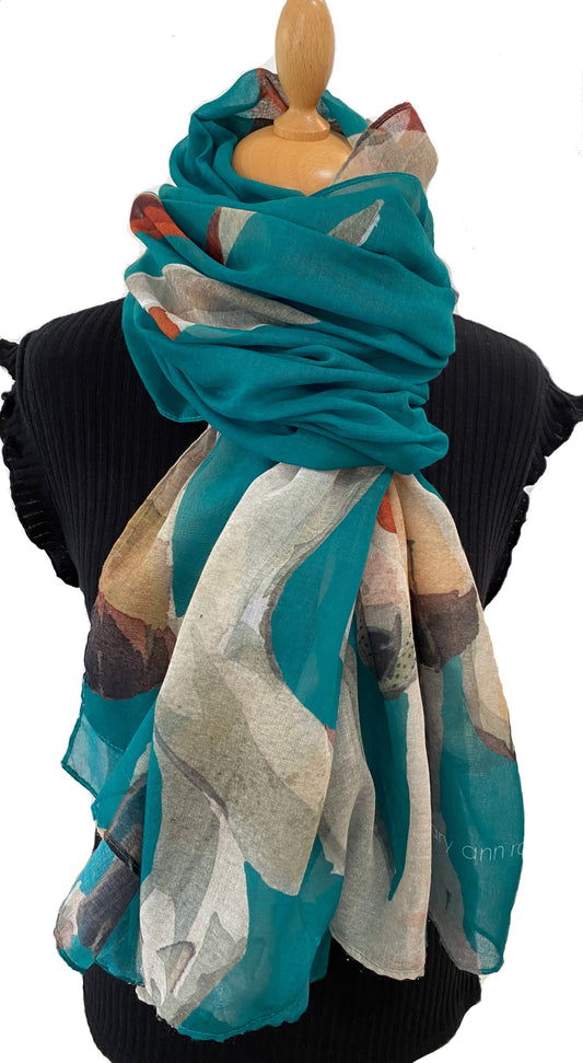 Hounds Casual Scarf in Teal