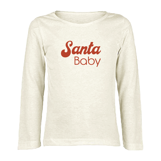 Santa Baby Organic Long Sleeve Tee