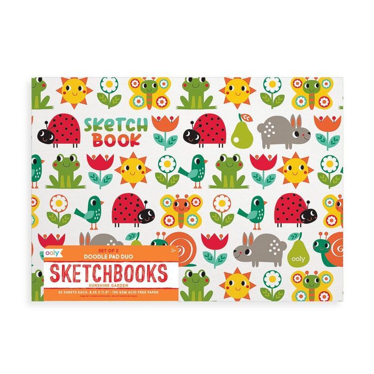 Doodle Pad Duo Sketchbook - Sunshine Garden - Set of 2