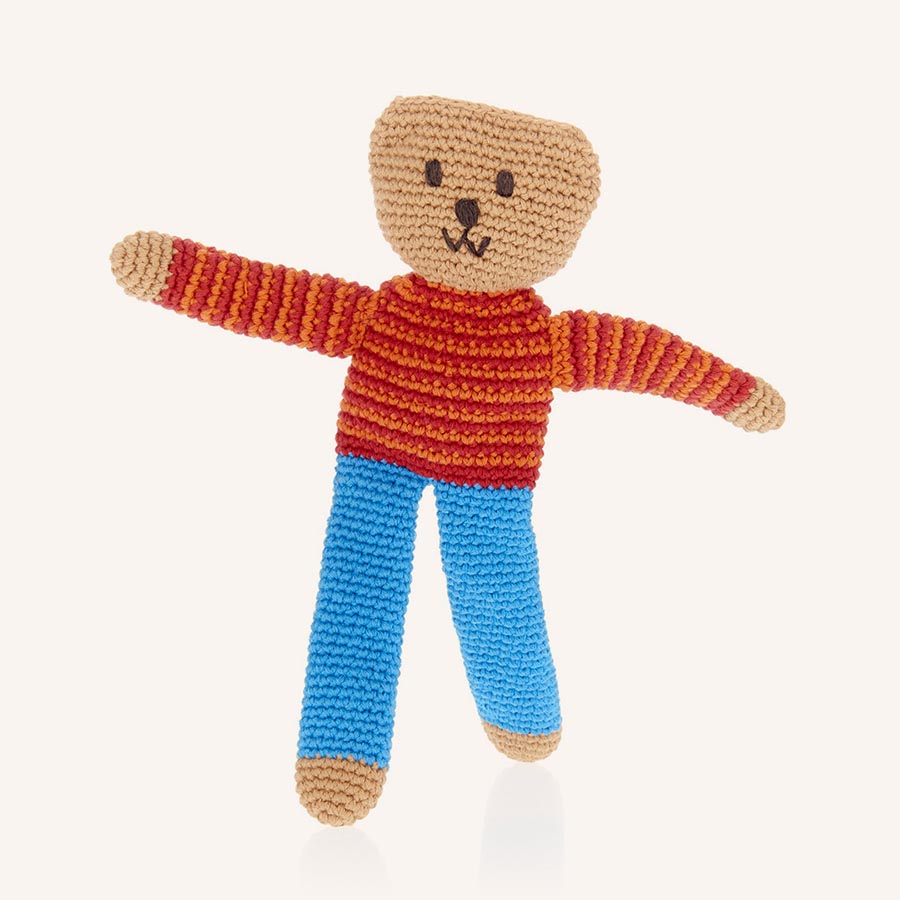 Flipps the Bear handknit toy