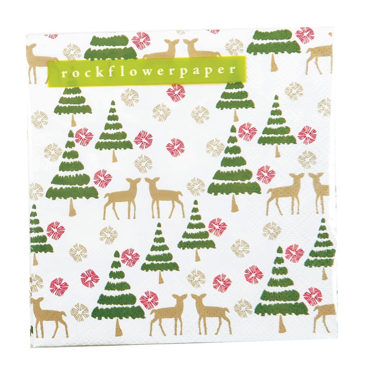 Deer Tree Cocktail Napkins