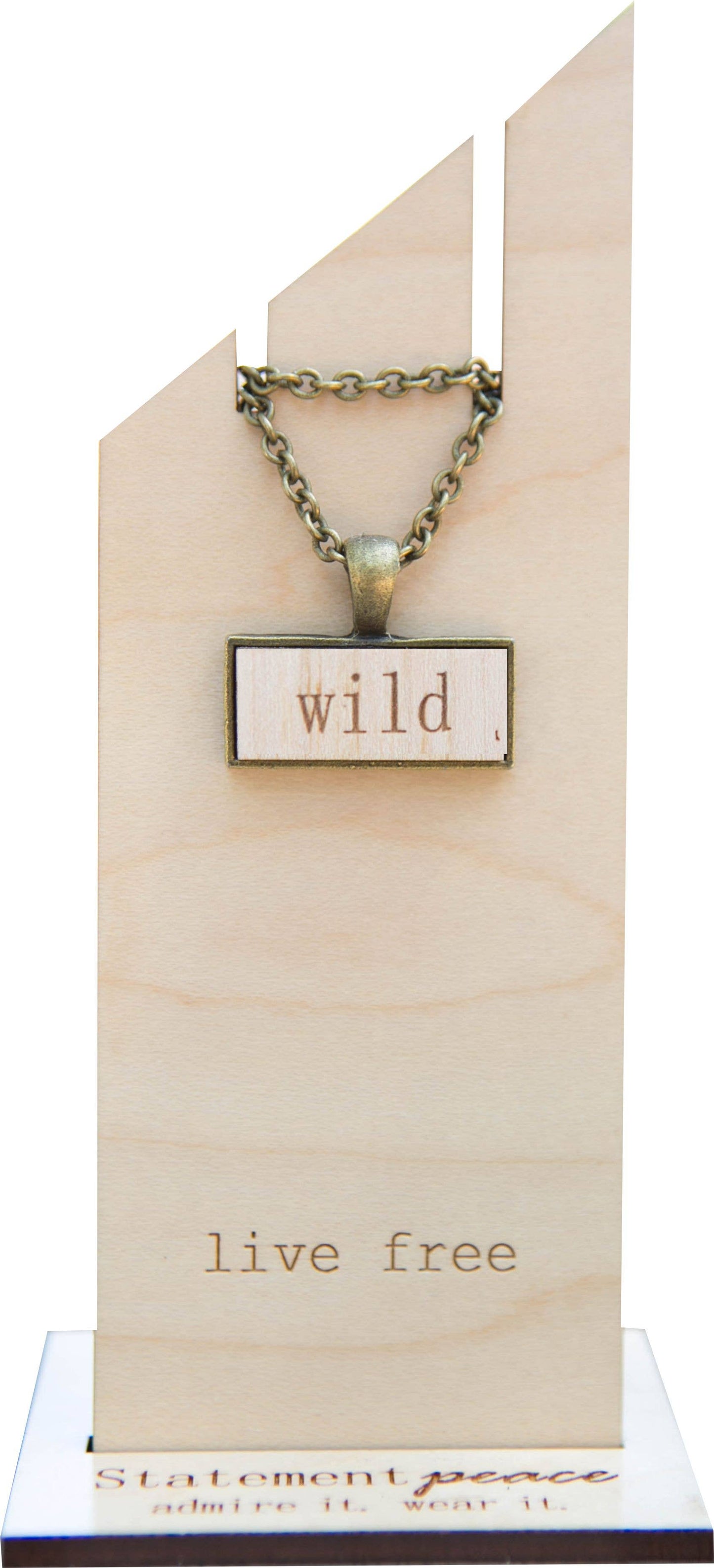 Mini Wild Wooden Necklace