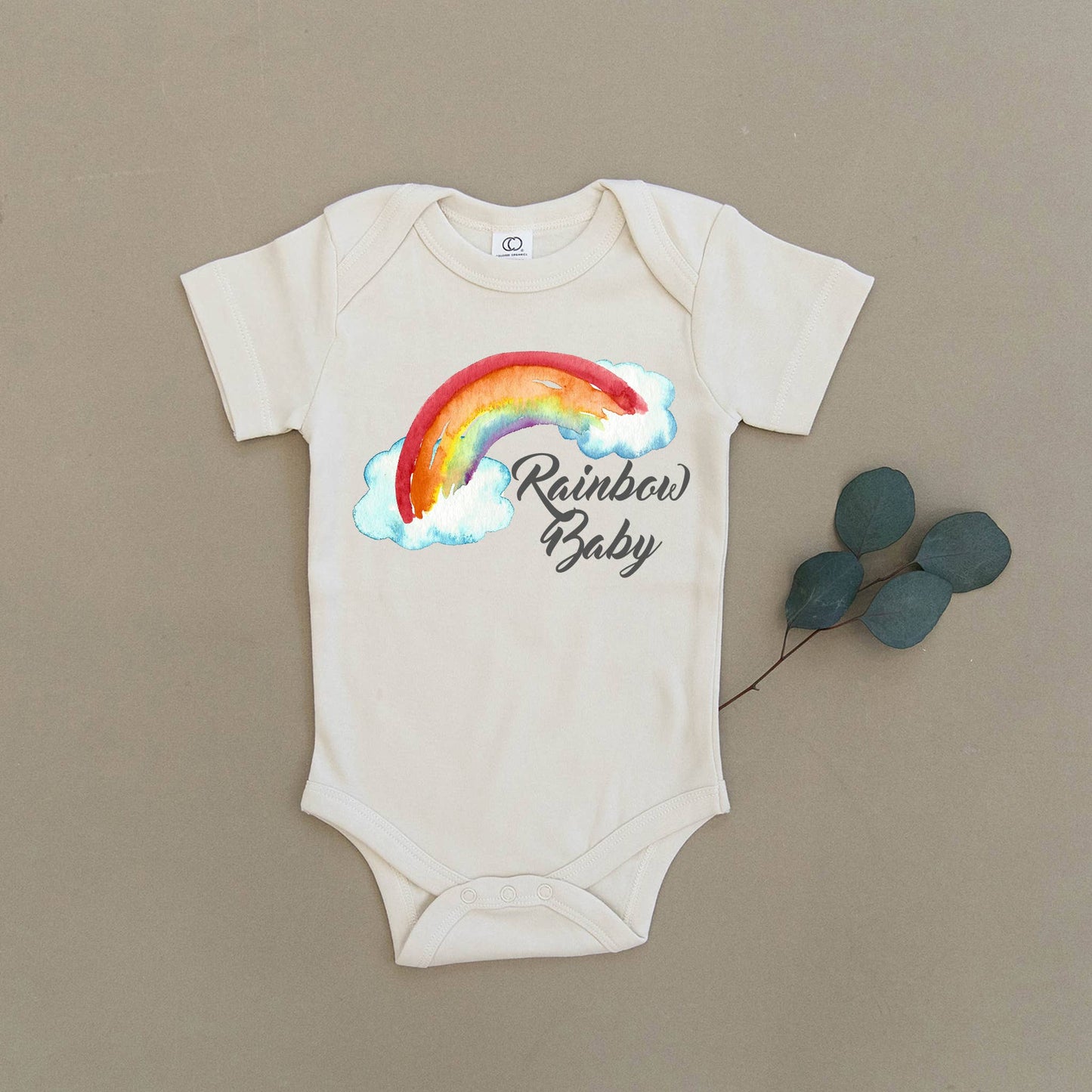 Rainbow Baby Organic Onesie