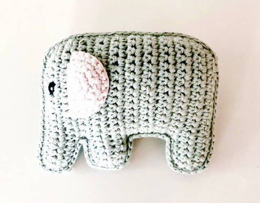 Organic Elephant Rattle