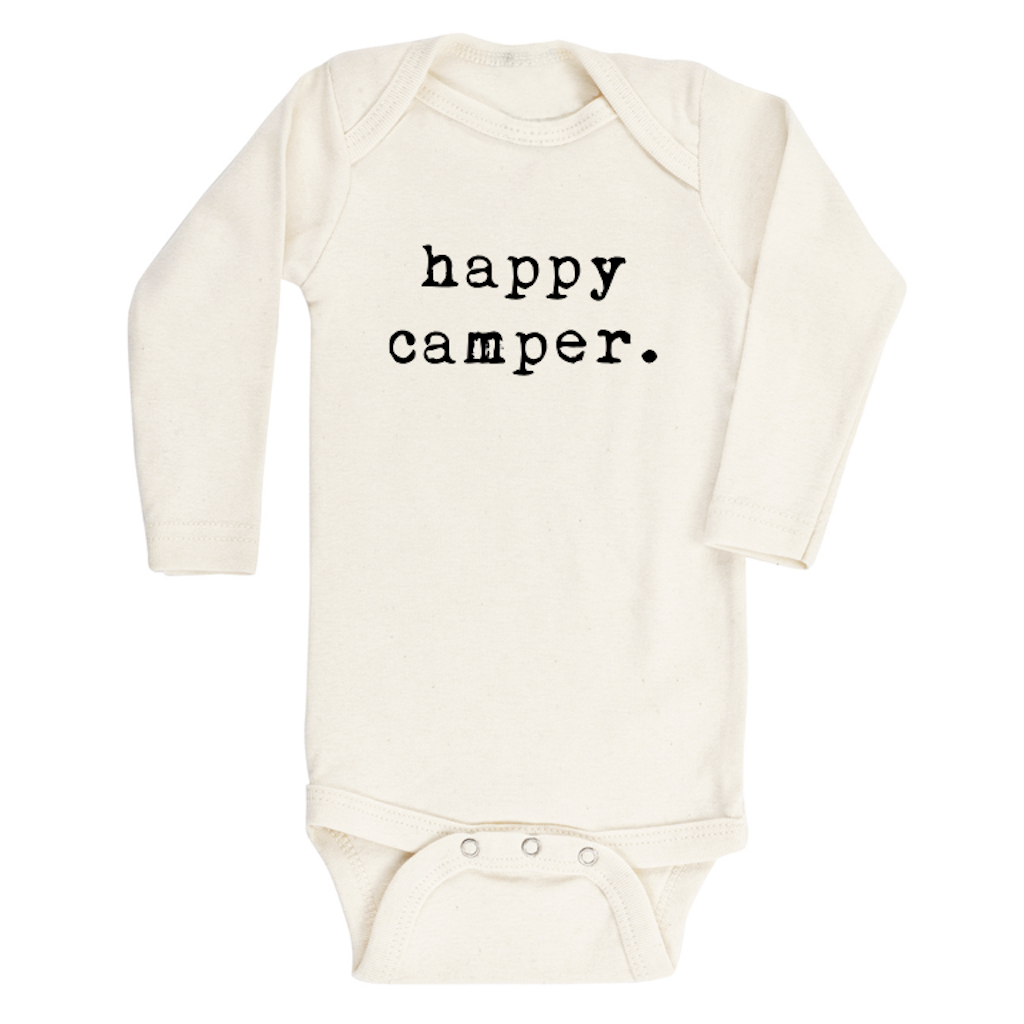 Happy Camper Organic Long Sleeve Bodysuit