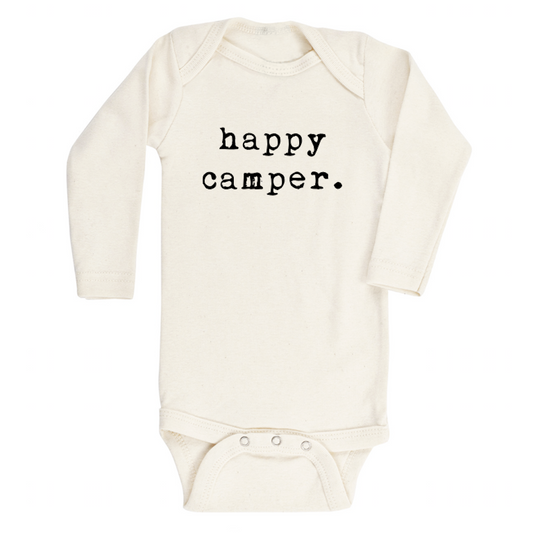 Happy Camper Organic Long Sleeve Bodysuit