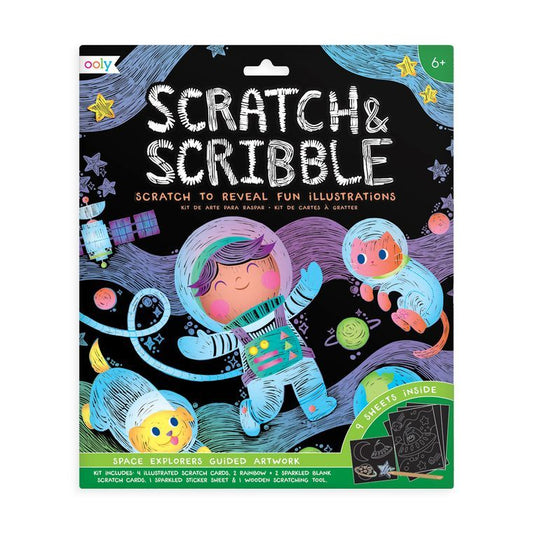 Scratch and Scribble- Outer Space Explorers
