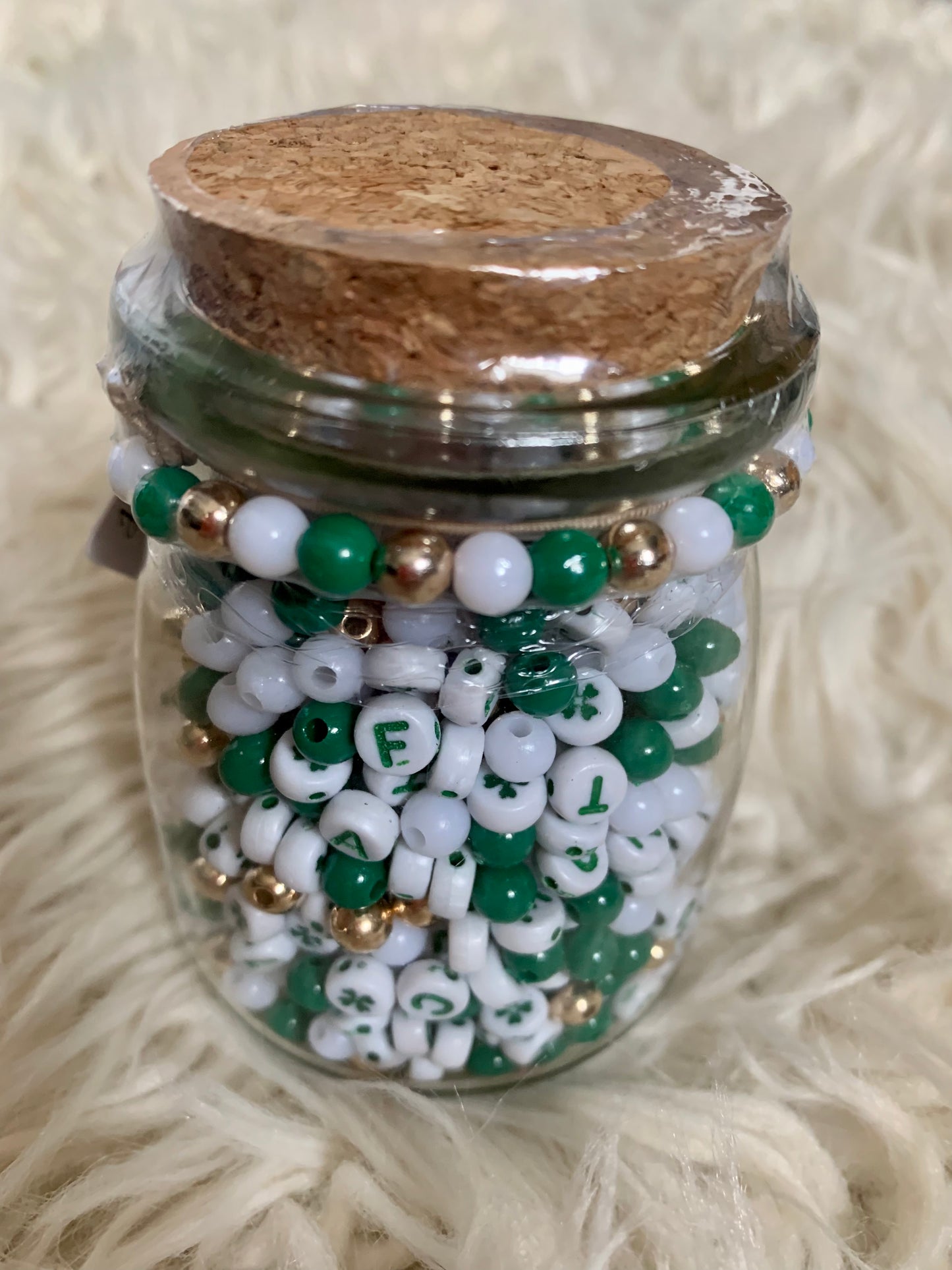 Make Your Own Jewelry St. Patrick's Day DIY Bead Jar