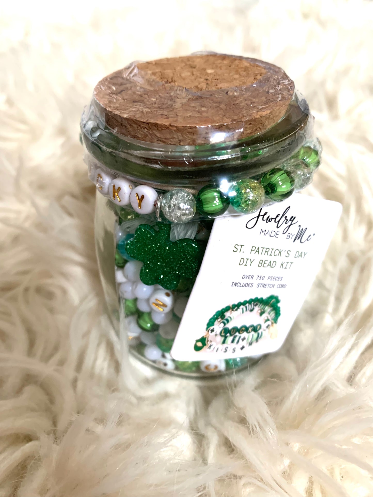 Make Your Own Jewelry St. Patrick's Day DIY Bead Jar