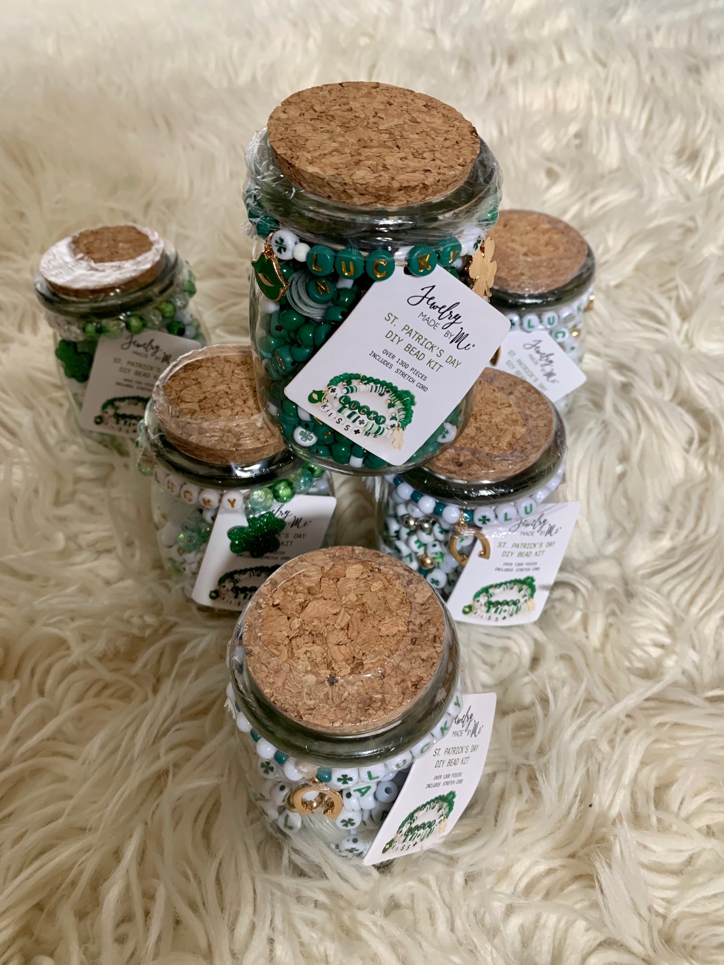 Make Your Own Jewelry St. Patrick's Day DIY Bead Jar