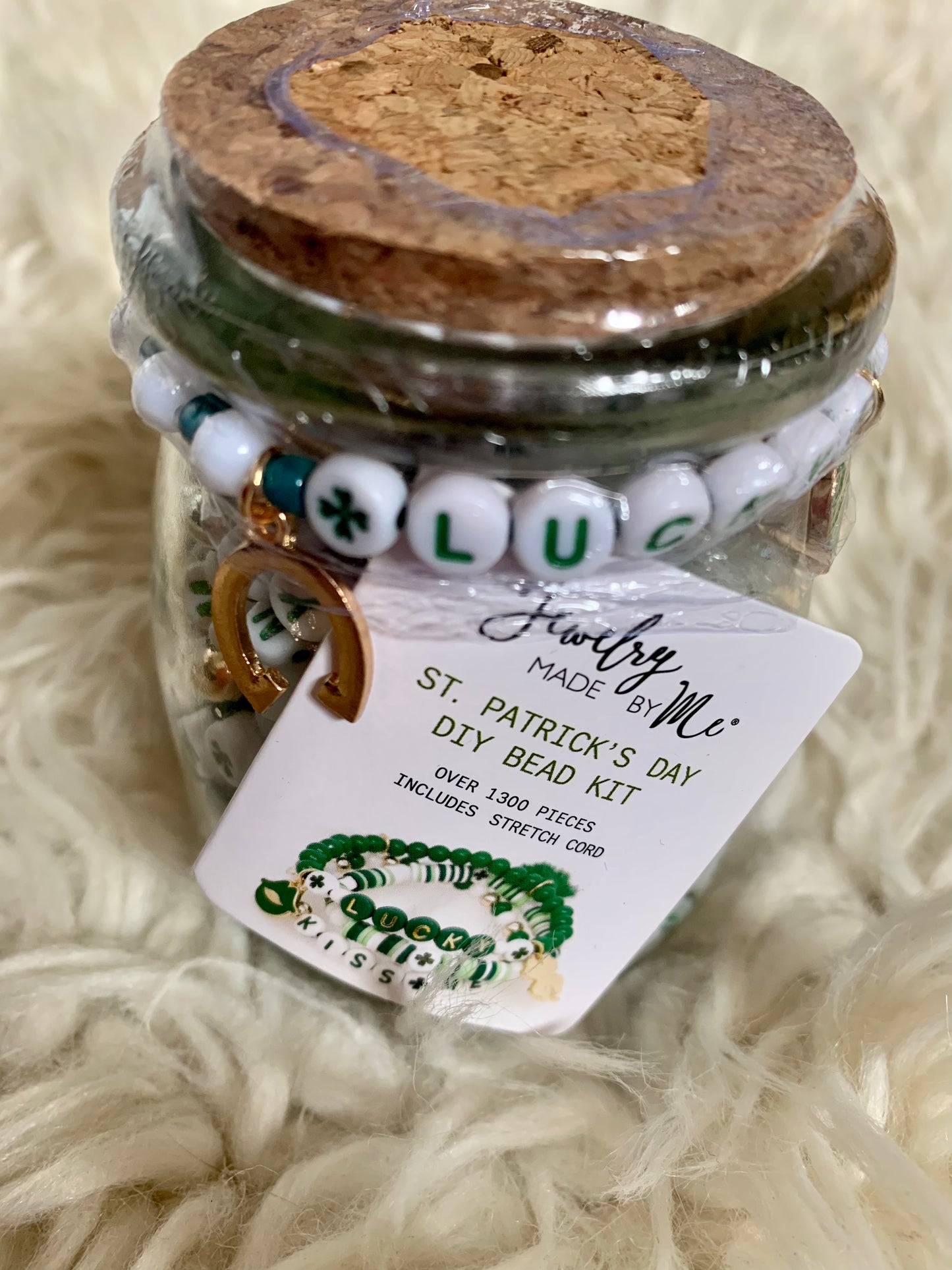 Make Your Own Jewelry St. Patrick's Day DIY Bead Jar